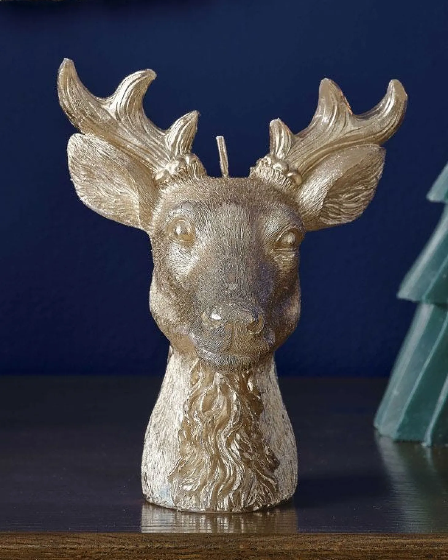 Gold Stag Head Candles