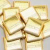 Gold 'Thank You' Chocolate Neapolitans X50