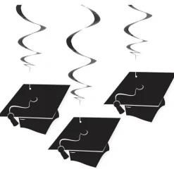 Graduation Hanging Swirls (3Pk)