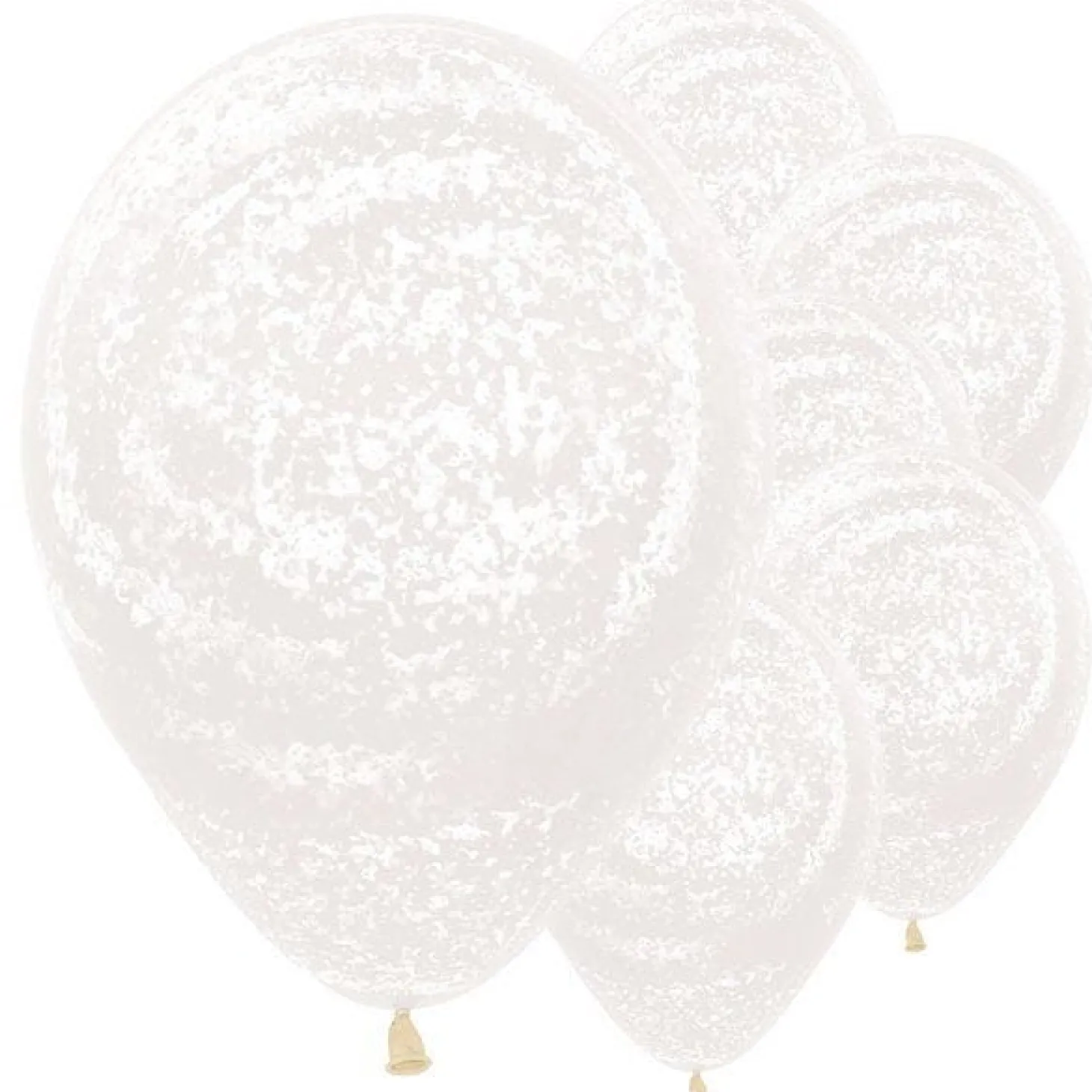 Graffiti Frosty White Balloons - 12" Latex (25Pk)