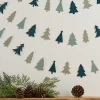 Green Christmas Trees Paper Garland - 5M