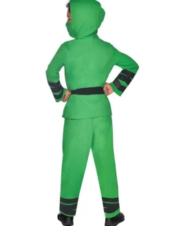 Green Ninja Warrior - Child And Teen Costume