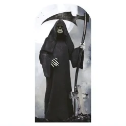 Grim Reaper Stand In Cardboard Photo Prop - 190Cm X 90Cm