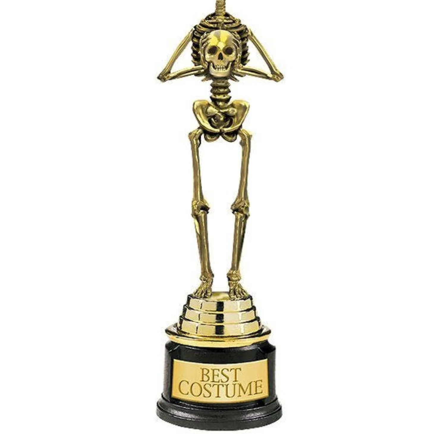 Halloween Best Costume Plastic Trophy - 24Cm