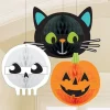 Hallo-Ween Friends Honeycomb Decorations (3Pk)