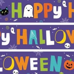 Hallo-Ween Friends Paper Banners - 1M (3Pk)