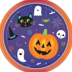 Hallo-Ween Friends Plates 23Cm (8Pk)