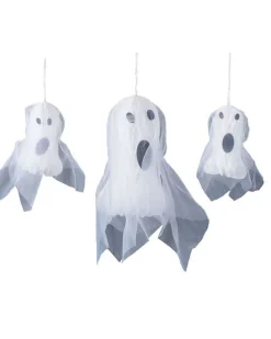 Halloween Honeycomb Ghosts