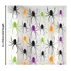 Halloween Spider String Decoration - 2M (6Pk)