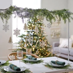 Hanging Snowflake And Honeycomb Tree Accessory Kit