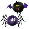 Hanging Spider Or Bat Honeycomb Decoration - 18Cm