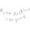 Happy Birthday To You Iridescent Paper Banner - 2M