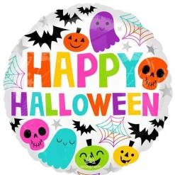 Happy Halloween Cute Foil Balloon - 18"