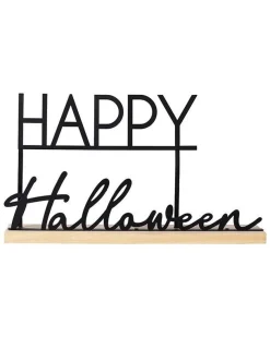 Happy Halloween Metal Decoration