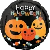 Happy Halloween Pumpkins Balloon - 18" Foil