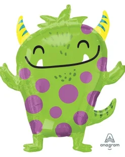 Happy Monster Supershape Balloon - 26" X 29" Foil