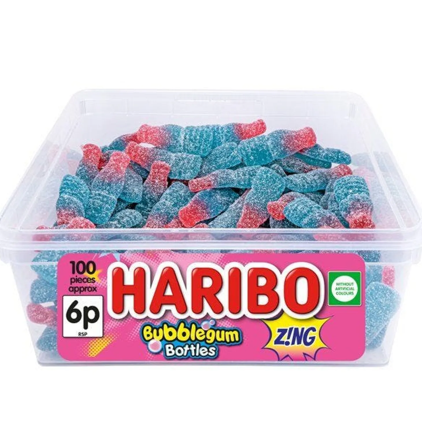 Haribo Fizzy Bubble Gum Bottles - 770G