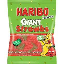 Haribo Giant Strawbs - 60G