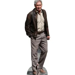 Harrison Ford Brown Leather Jacket Cardboard Cutout - 186Cm X 61Cm