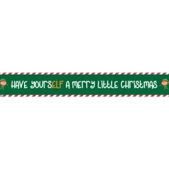 Have Yourself A Merry Little Christmas Paper Banners - 1M (3Pk)