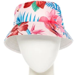 Hawaiian Flamingos Bucket Hat