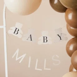 Hello Baby Bear Customisable Bunting