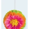 Hibiscus Pom Pom Paper Decorations - 40Cm (3Pk)