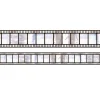 Hollywood Metallic Film Border Roll - 12.5M