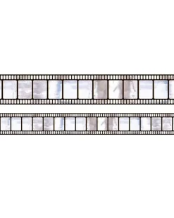 Hollywood Metallic Film Border Roll - 12.5M