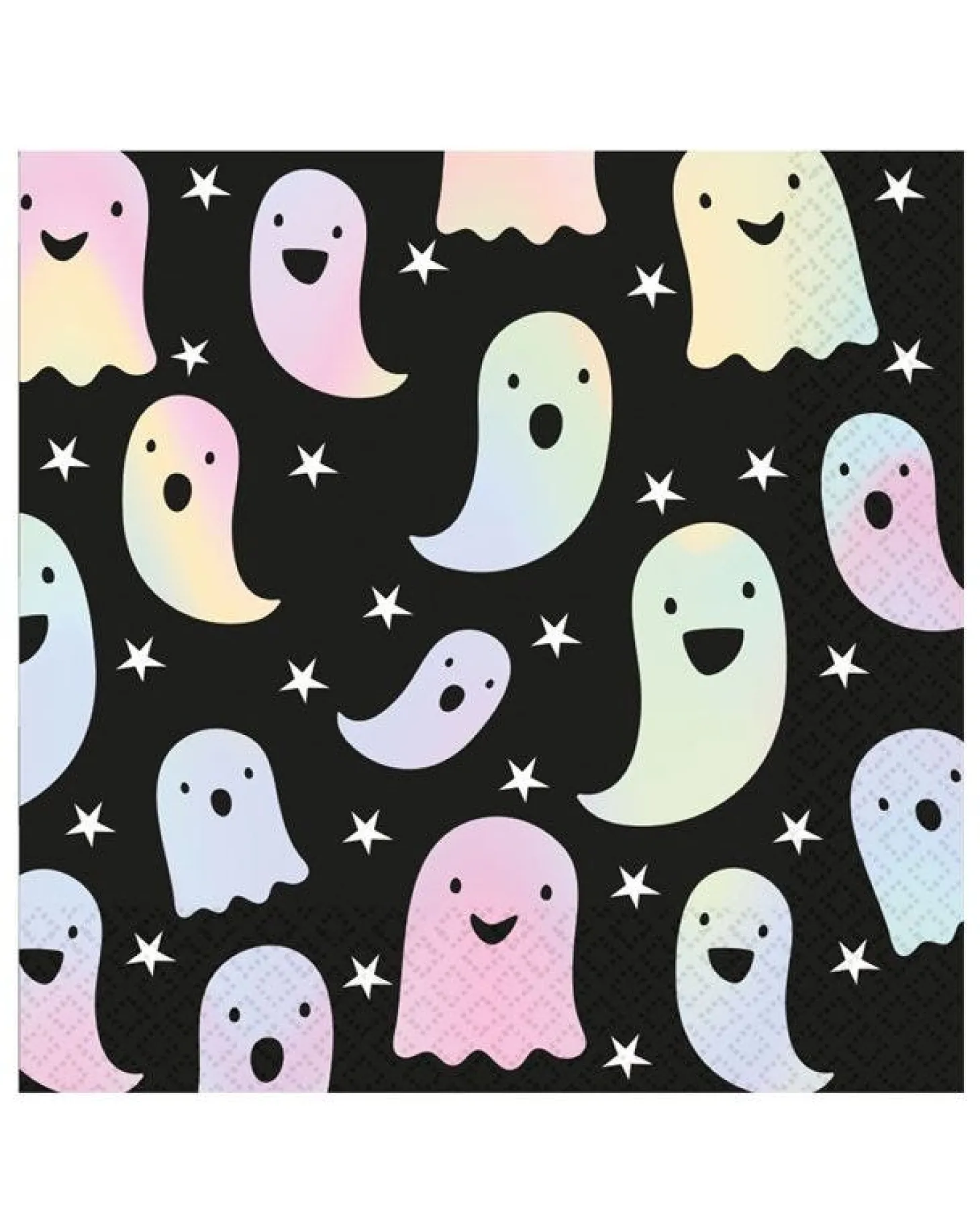 Holographic Ghosts Paper Napkins - 33Cm (16Pk)