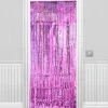 Holographic Pink Foil Door Curtain - 2.4M X 92Cm