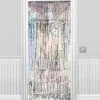 Holographic Silver Foil Door Curtain - 2.4M X 92Cm
