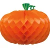 Honeycomb Pumpkin Decoration - 27Cm