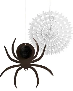 Honeycomb Spider & Web (2Pk)