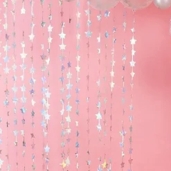 Iridescent Star Curtain Backdrop - 2.2M X 1.2M