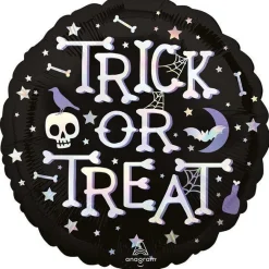 Iridescent 'Trick Or Treat' Balloon - 18" Foil