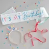 It's My Birthday Paper Sash & Headband