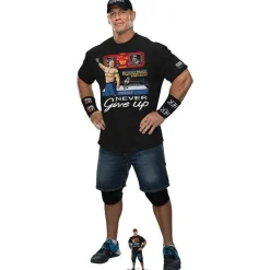 John Cena Black Outfit Wwe Cardboard Cutout - 186Cm X 78Cm