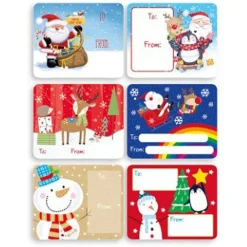 Jumbo Self Adhesive Present Labels (60Pk)