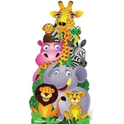 Jungle Friends Cardboard Cutout - 160Cm X 78Cm