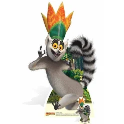 King Julien Madagascar Cardboard Cutout - 90Cm X 55Cm