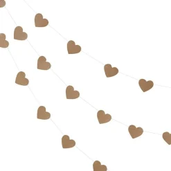 Kraft Paper Heart Garland - 5M