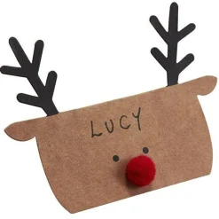 Kraft Reindeer Place Cards (10Pk)