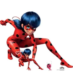 Lady Bug Miraculous Cardboard Cutout - 93Cm X 116Cm