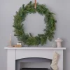 Large Foliage Christmas Wreath - 90Cm