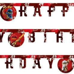 Lego Ninjago 'Happy Birthday' Paper Banner - 2M