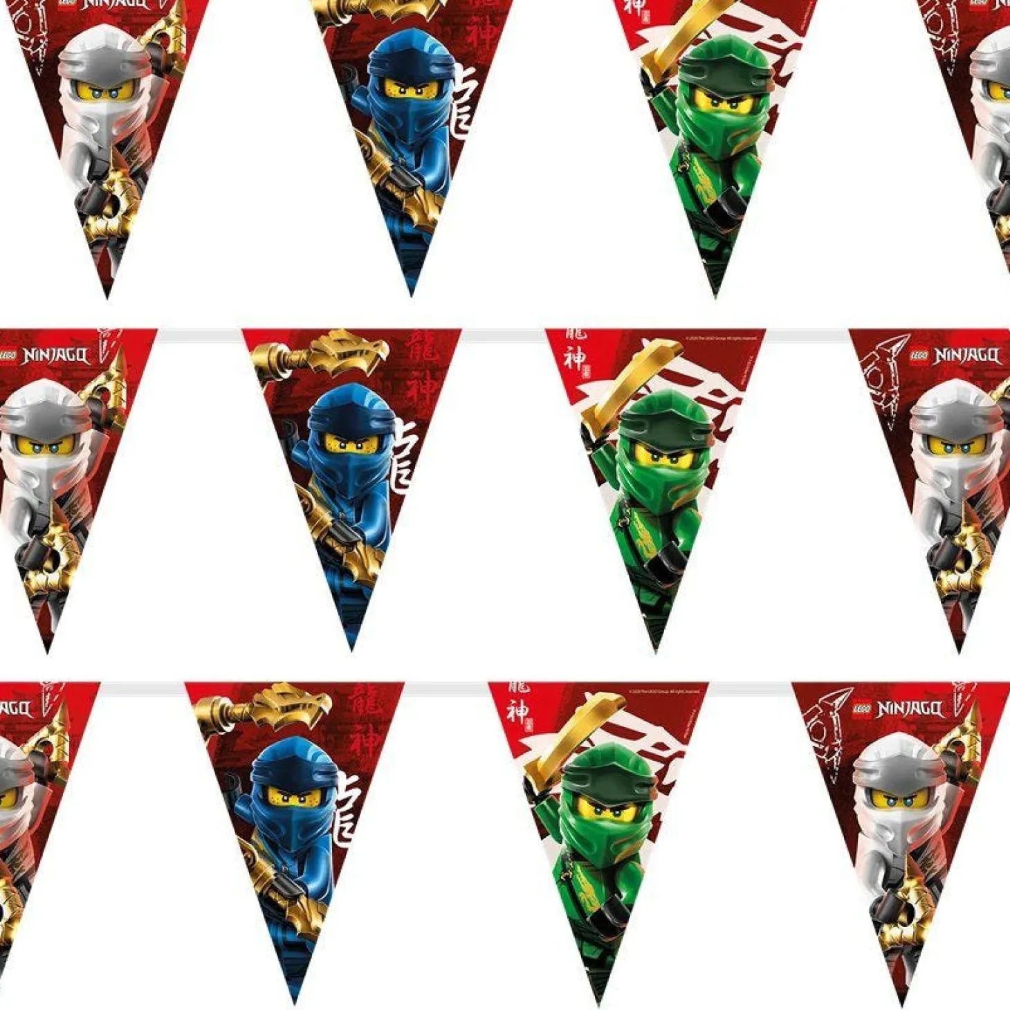 Lego Ninjago Paper Flag Bunting