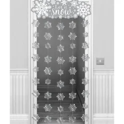 Let It Snow Door Curtain - 1.95M
