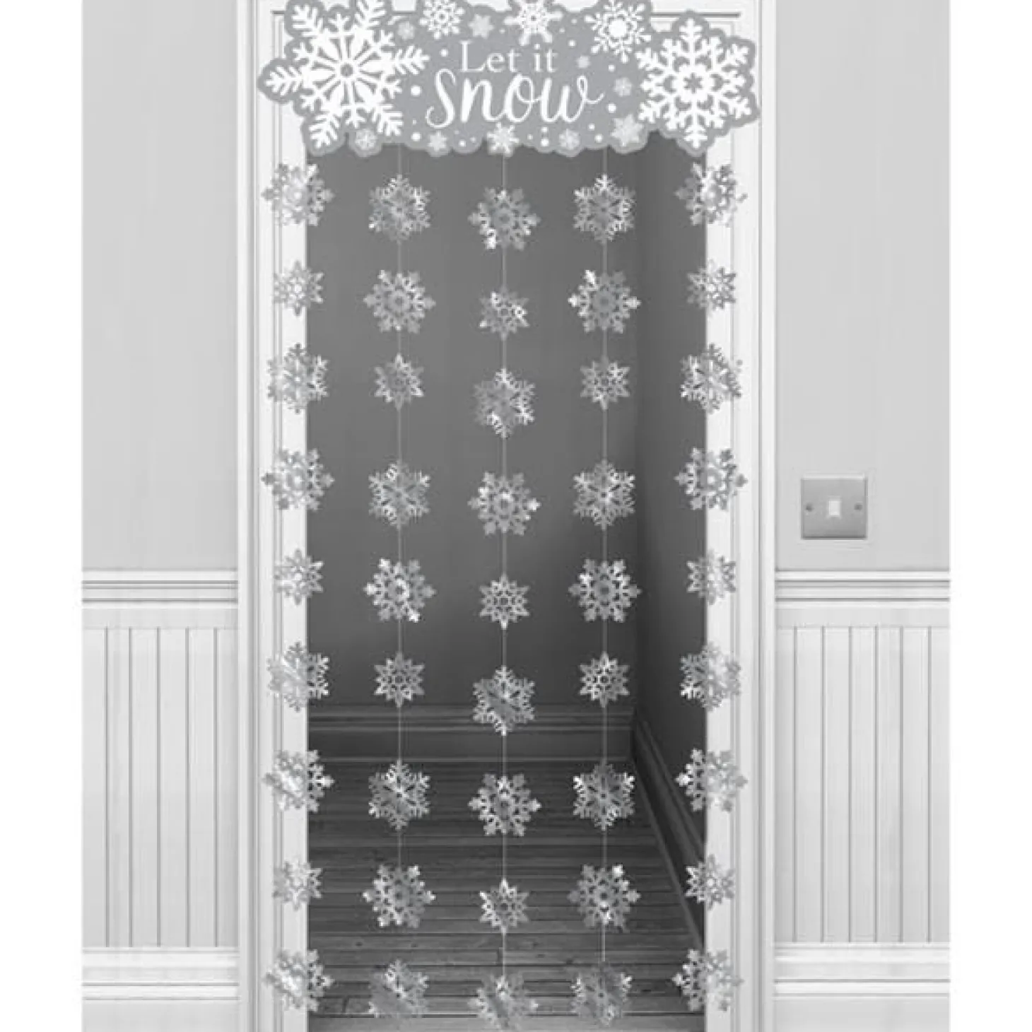 Let It Snow Door Curtain - 1.95M