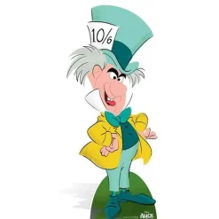 Life Size Alice In Wonderland Mad Hatter Cardboard Cutout - 130Cm X 55Cm
